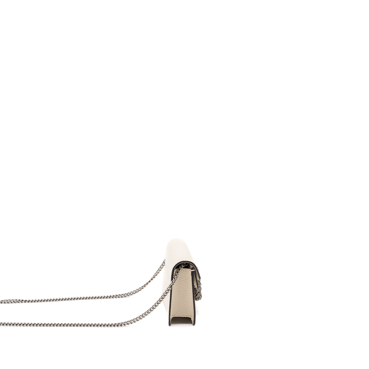 Gucci Super Dionysus Calfskin Ruthenium Shw Handbag White Mini Travel Bag