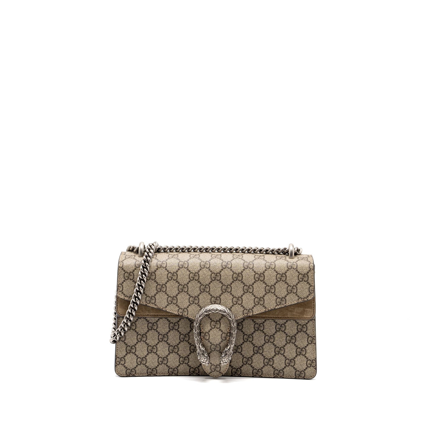 Gucci Bag Supreme Shw Canvas Suede Shoulder Bag