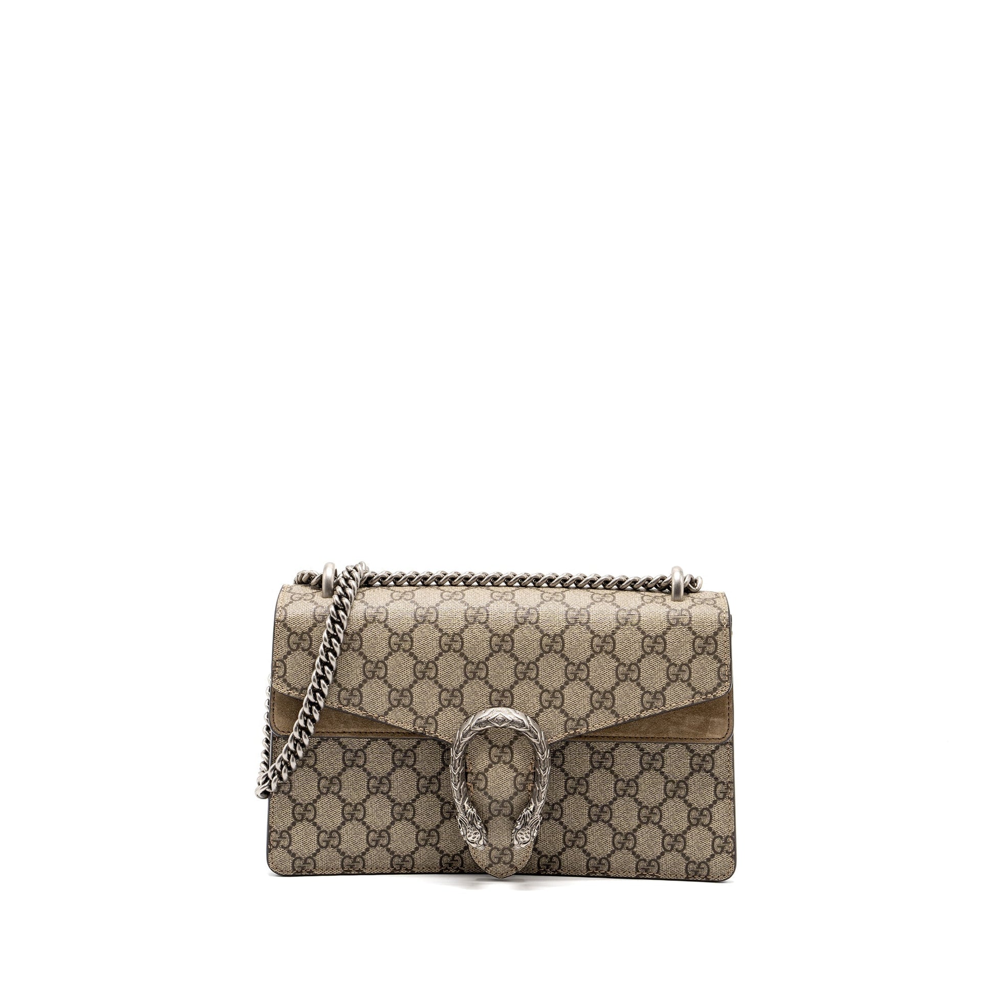 Gucci Bag Supreme Shw Canvas Suede Shoulder Bag