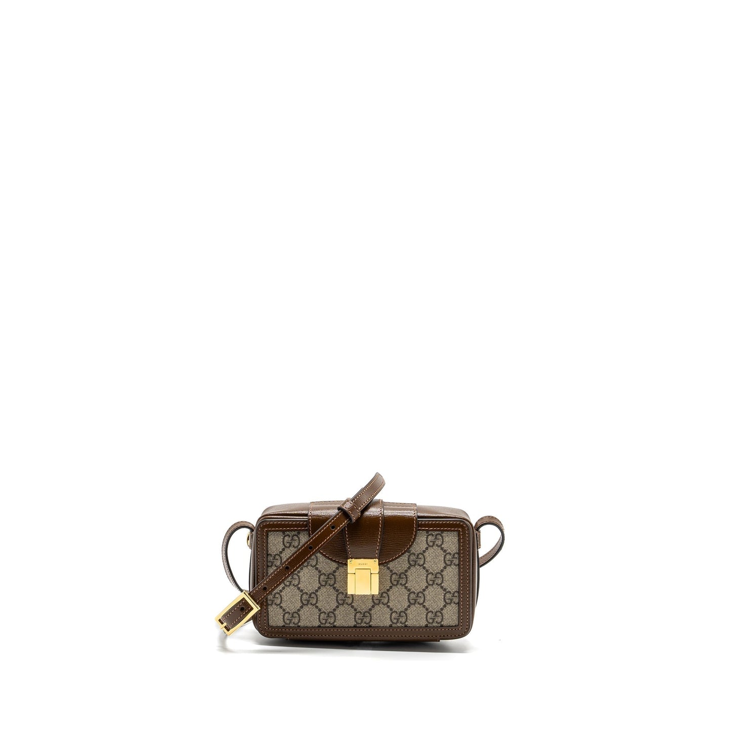Gucci Bag With Interlocking Supreme Leather Canvas Travel Bag