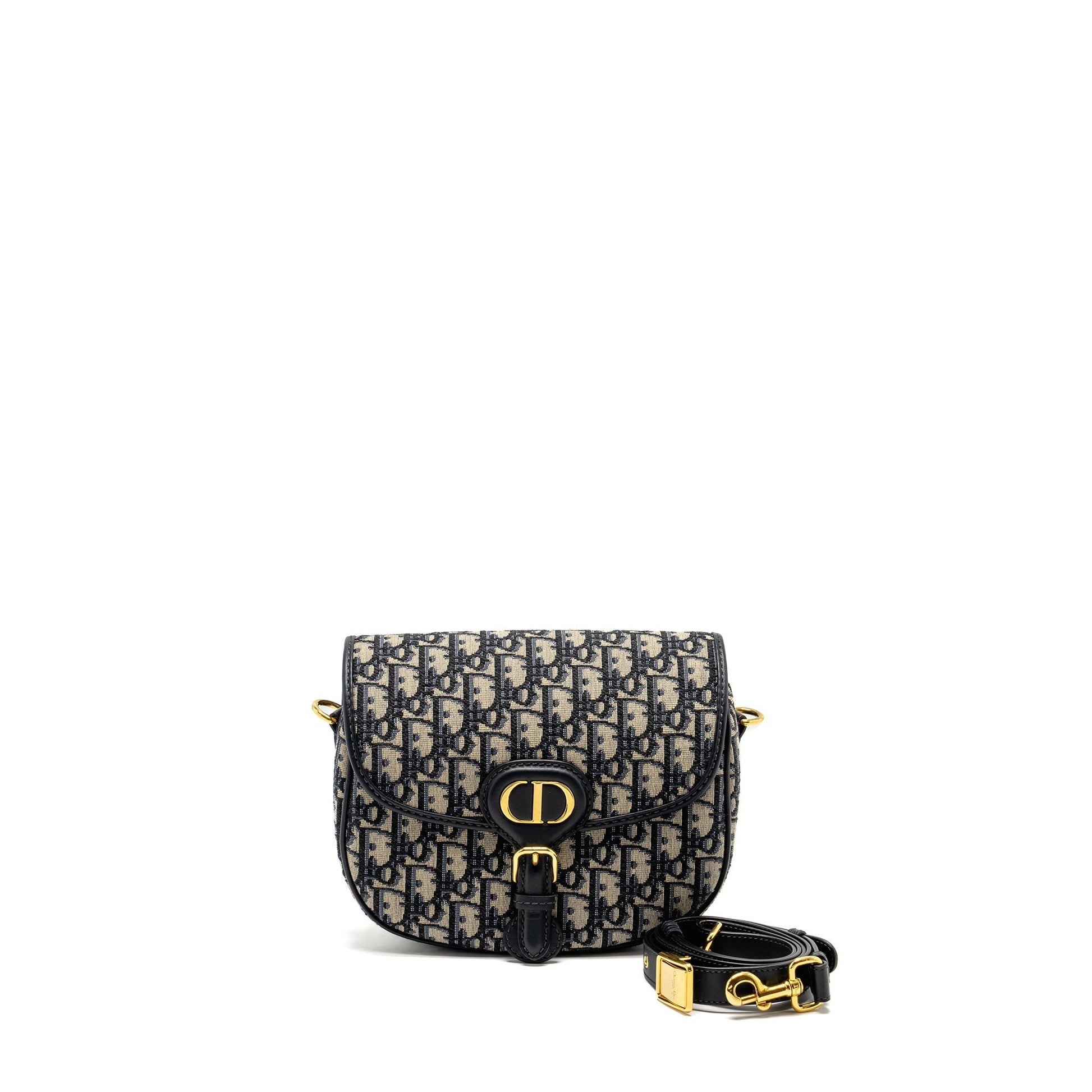 Dior Bobby Purse Oblique Jacquard Handbag Blue Medium Travel Bag Blue Handbag