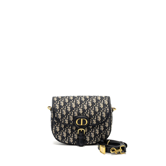Dior Bobby Purse Oblique Jacquard Handbag Blue Medium Travel Bag Blue Handbag