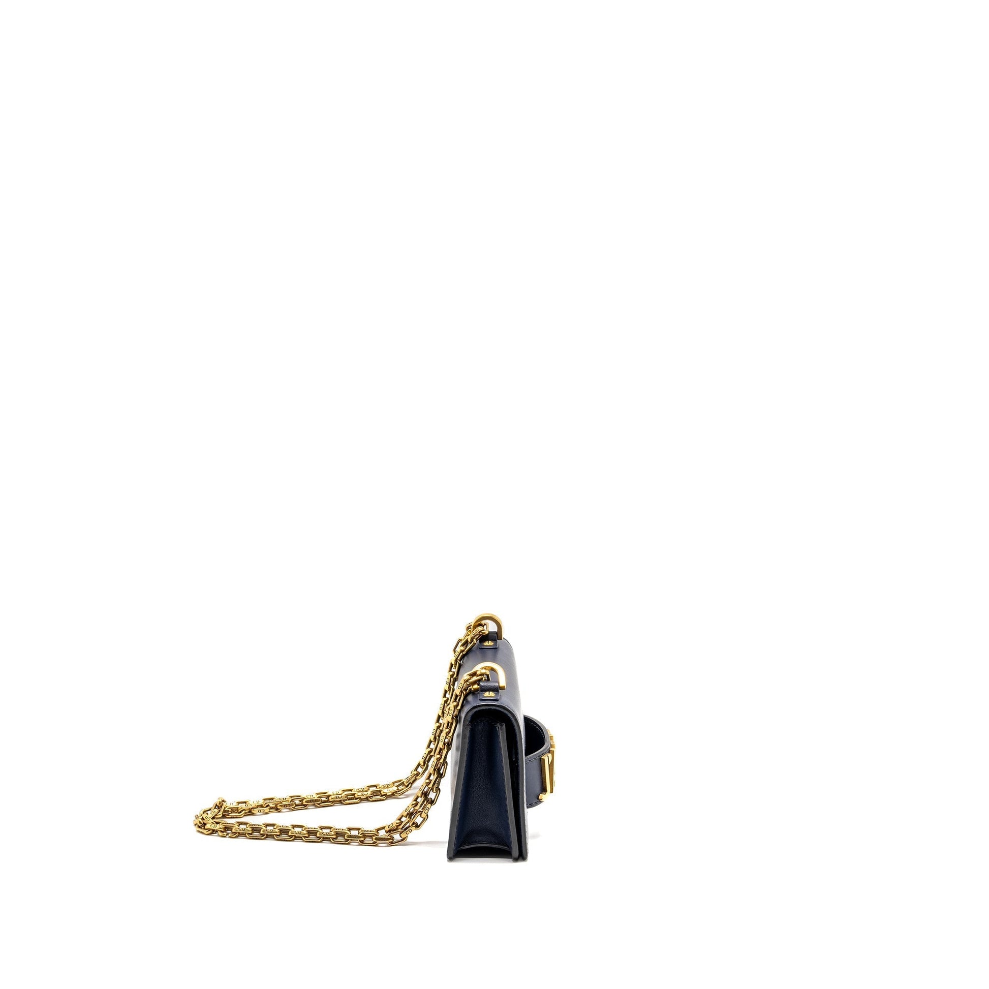 Dior Jâ Flap Purse Calfskin Navy Handbag Blue Mini Travel Bag