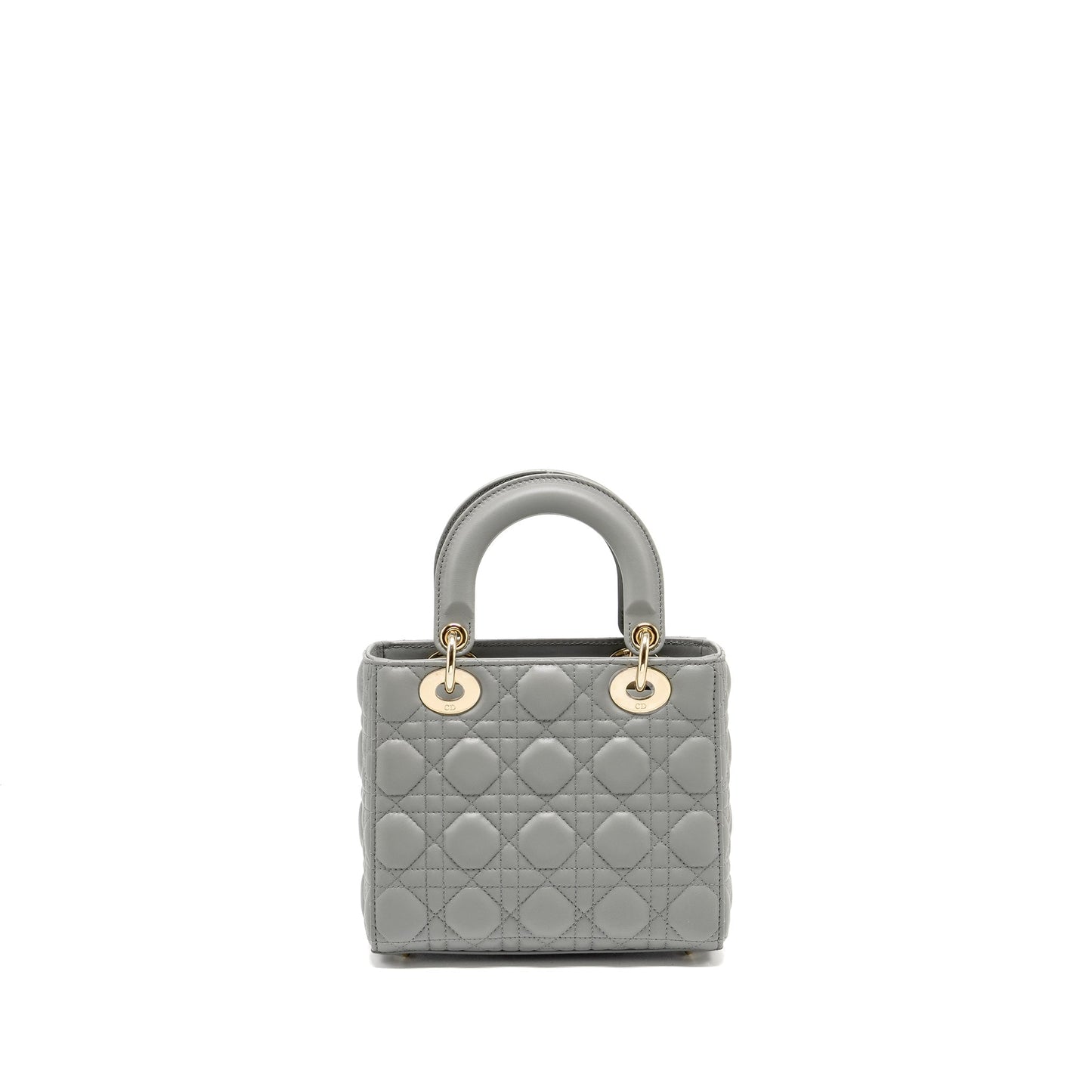 Dior My Lady Lambskin Grey Handbag Small Travel Bag