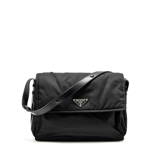 Prada Padded Re Purse Handbag Nylon Black Travel Bag