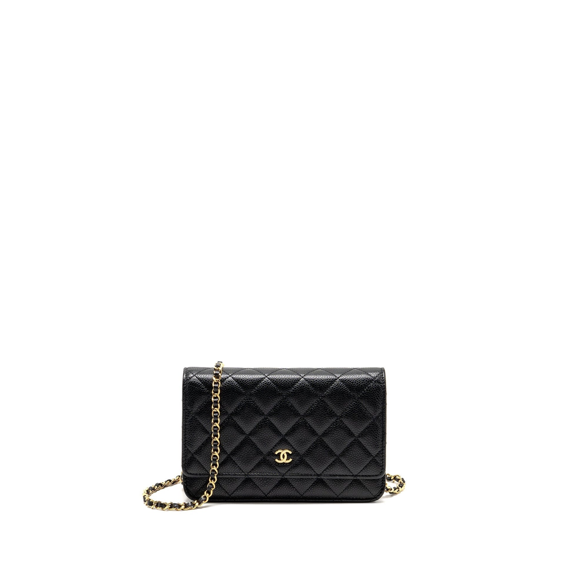 Chanel Classic On Caviar GHW microchip Black Wallet Case Ghwmicrochip 5