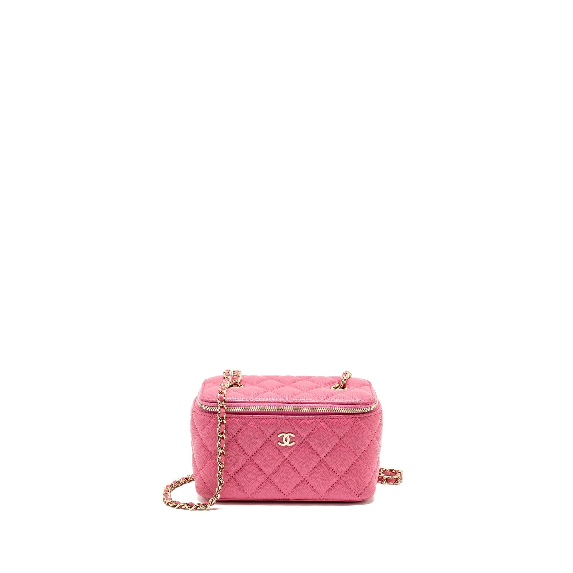 Chanel Long Vanity Caviar LGHW Pink Handbag 3