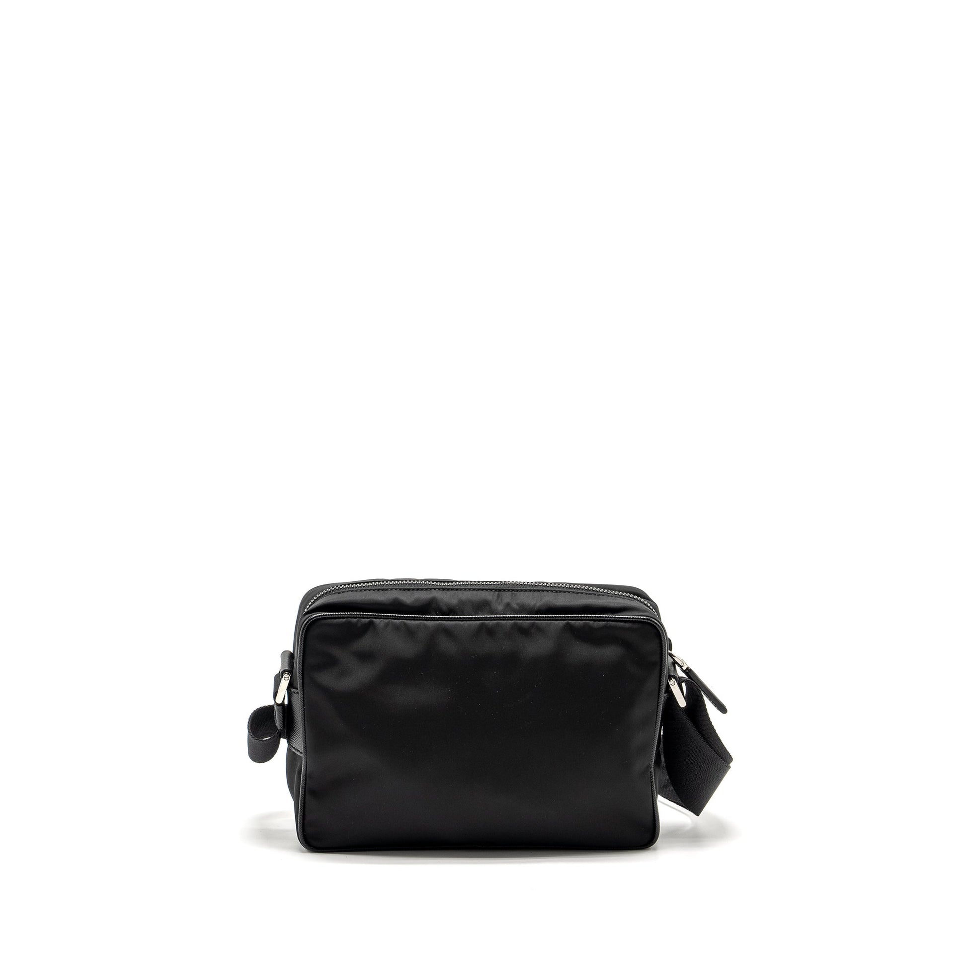 Prada Re Purse Handbag Nylon Black Travel Bag