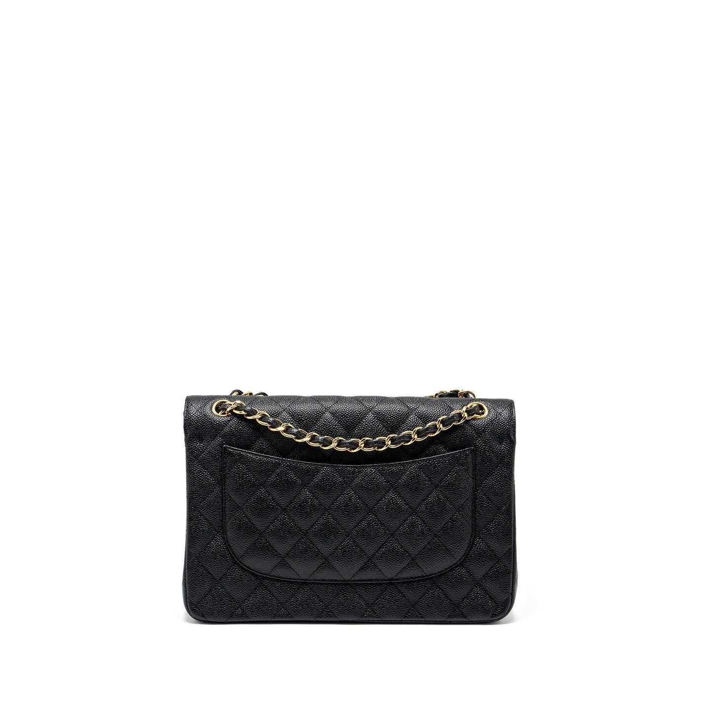 Chanel Classic jumbo double flap caviar GHW Black Shoulder Bag 5