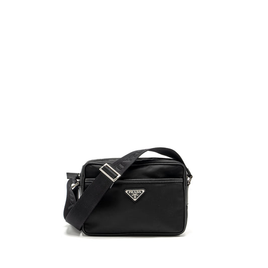 Prada Re Purse Handbag Nylon Black Travel Bag