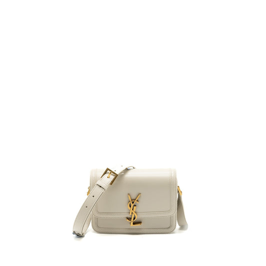 YSL Saint Laurent Saint Laurent Solferino Satchel Crossbody Purse White Small Crossbody Bag
