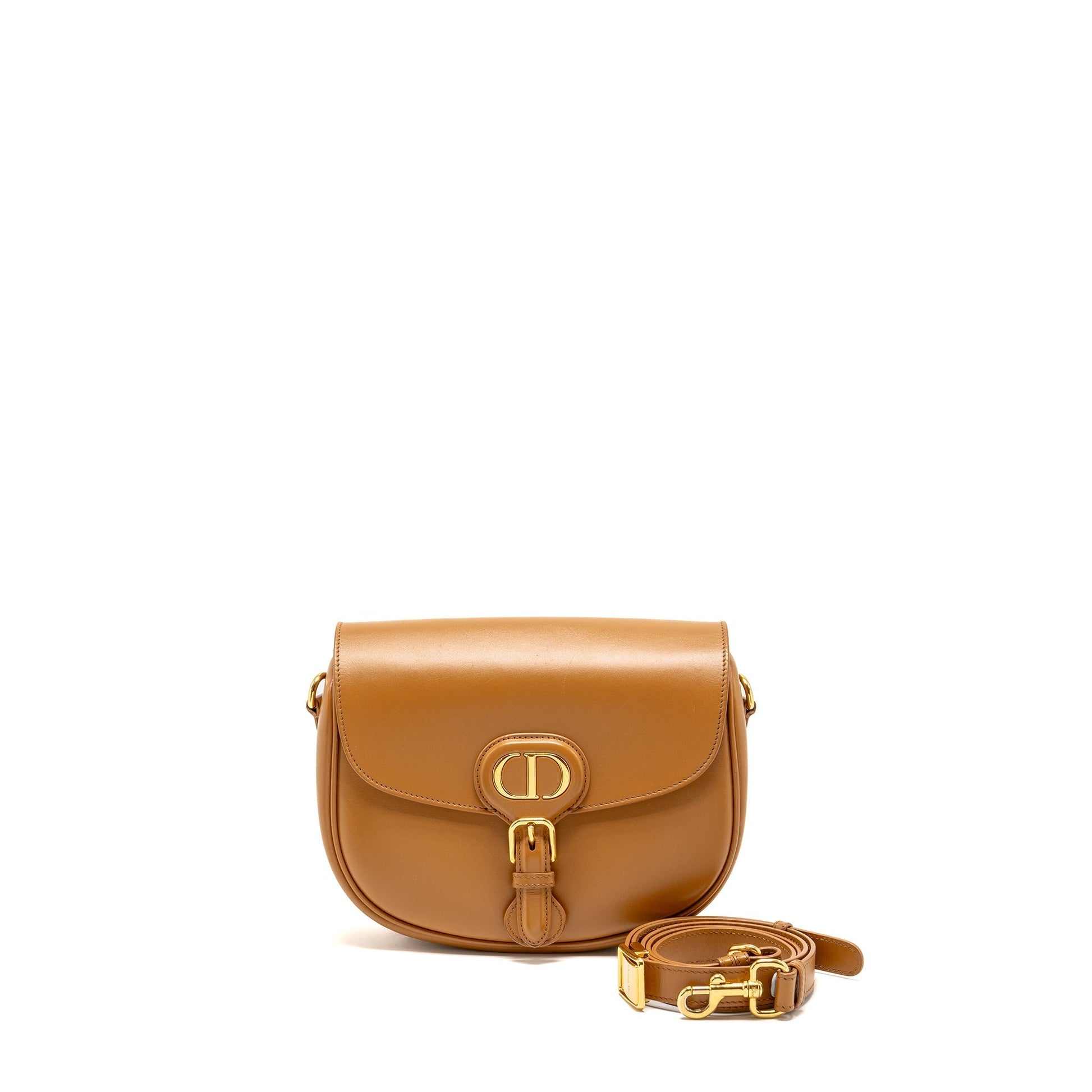 Dior Bobby Purse Calfskin Caramel Handbag Medium Travel Bag