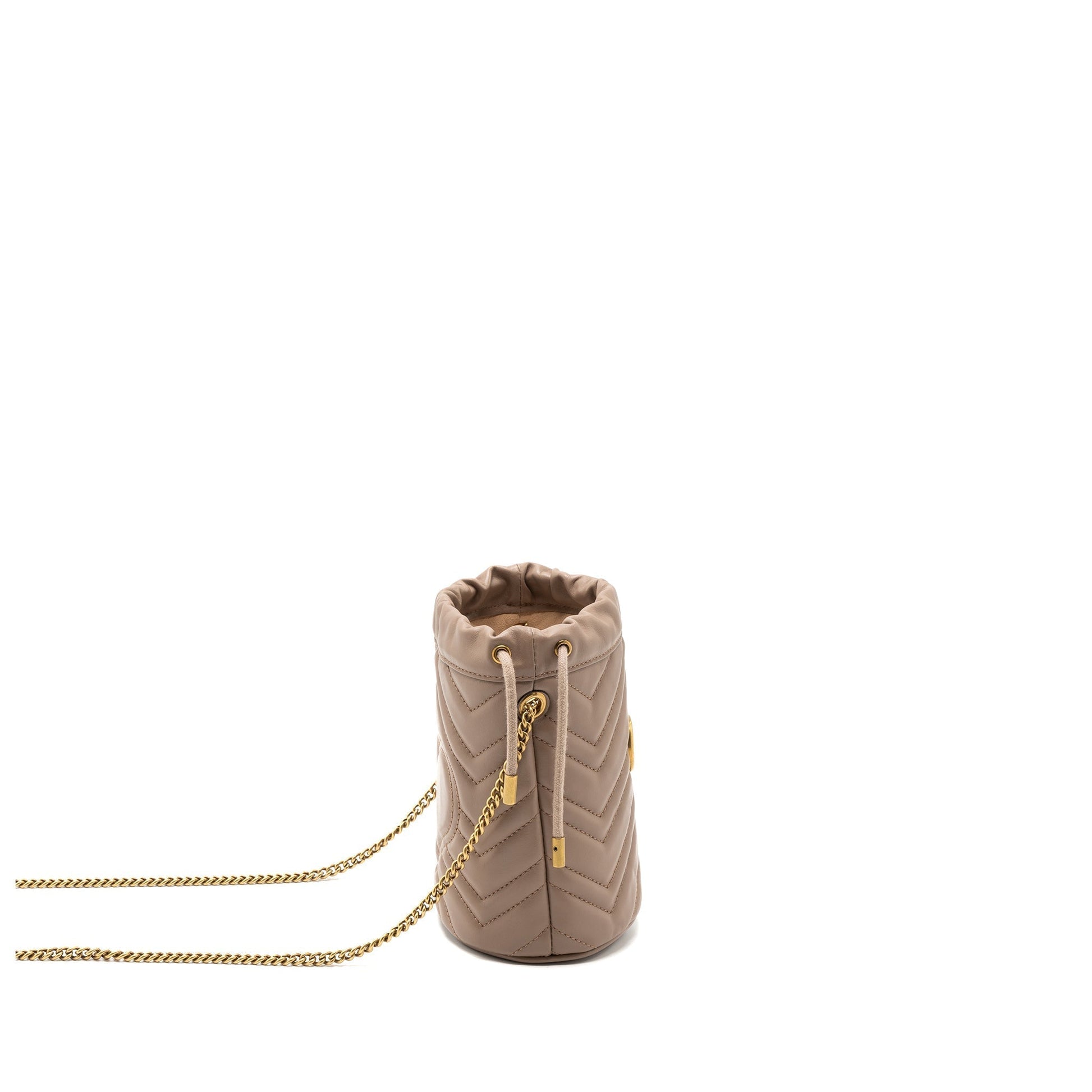 Gucci Marmont Bag Beige Mini Bucket Bag