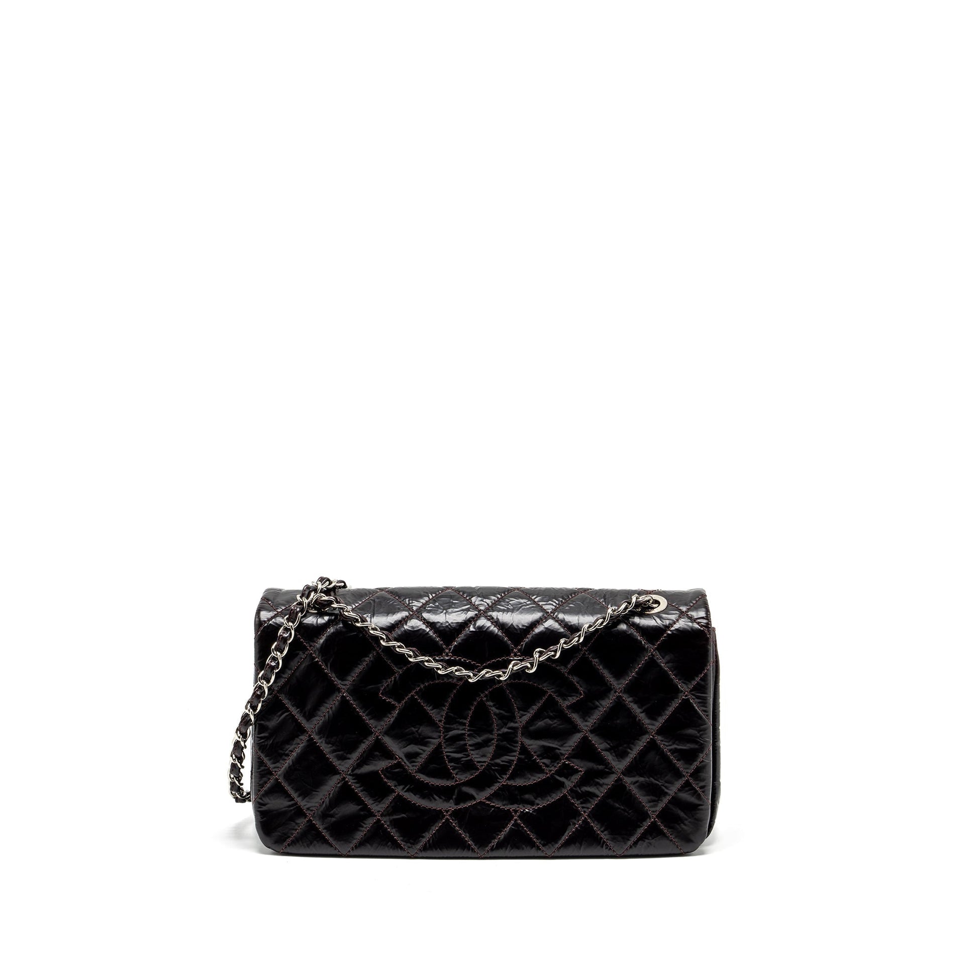 Chanel 31 Rue Cambon flap calfskin dark Red Shoulder Bag