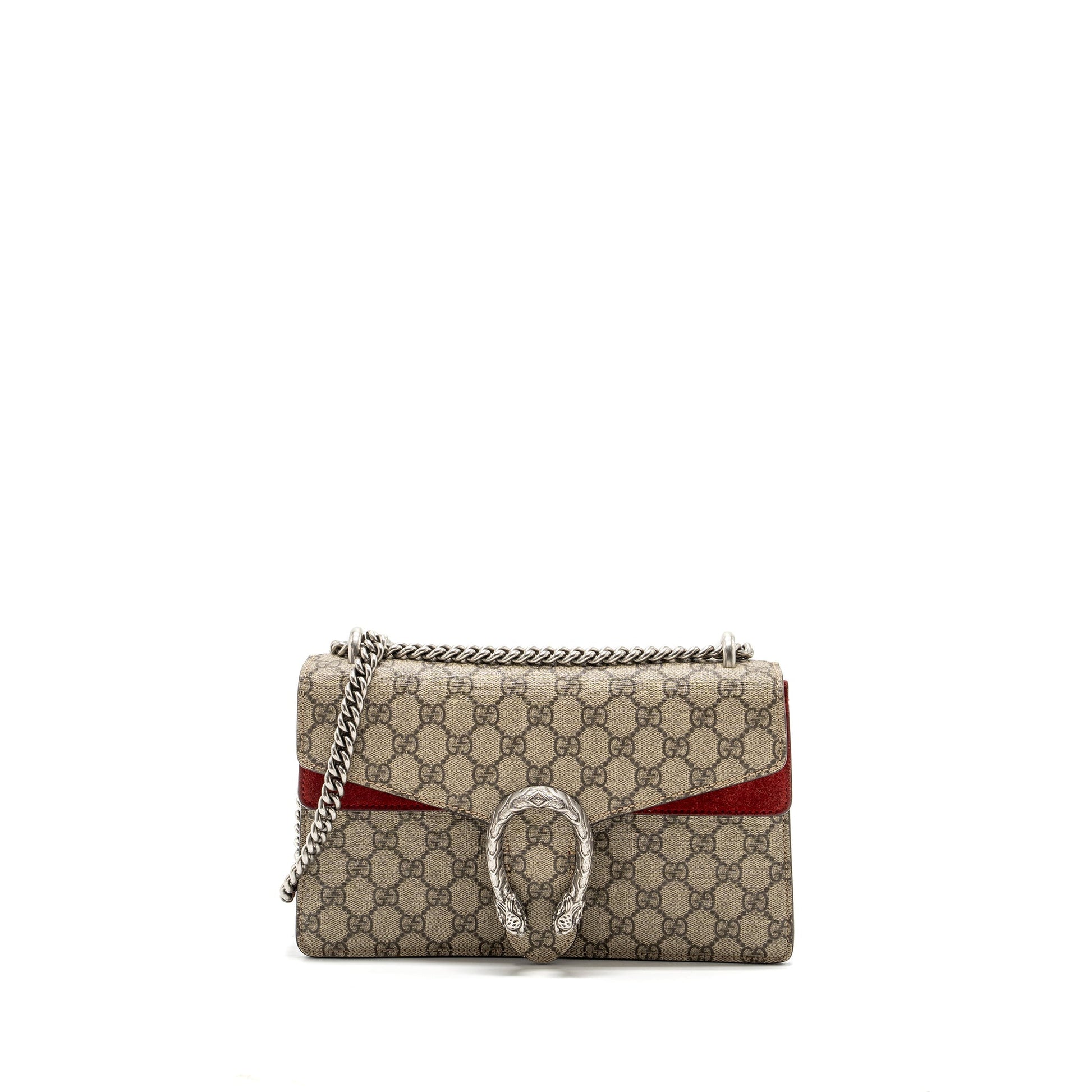 Gucci Dionysus Shoulder Bag Supreme Shw Canvas Red Red Shw