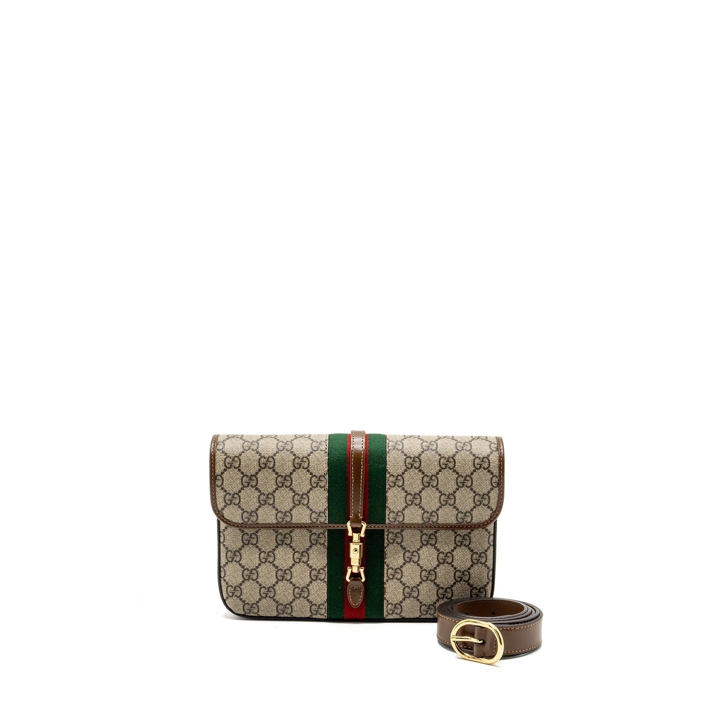 Gucci Belt Bag Supreme Canvas Flap Accessory