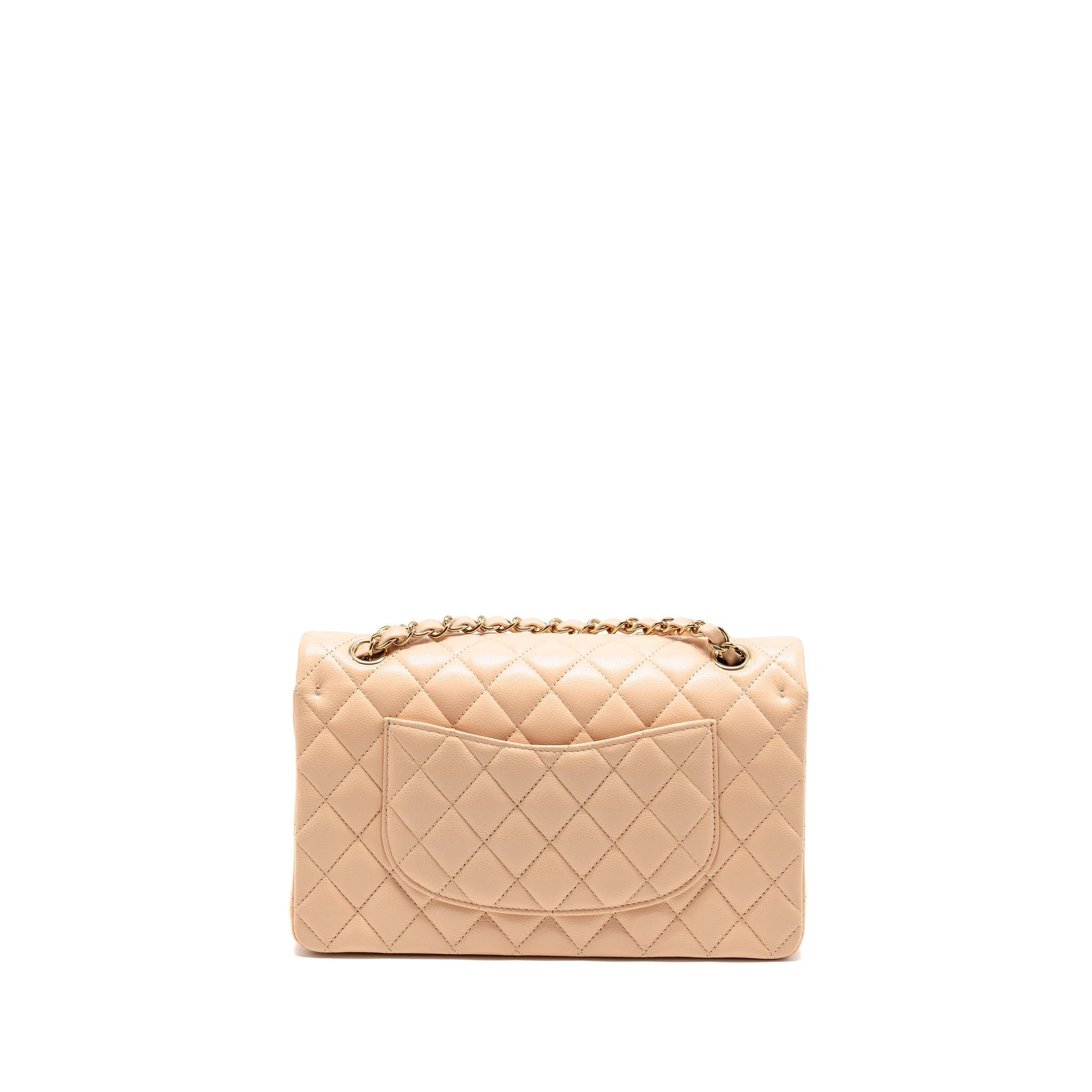 Chanel Classic Double Flap Caviar NN269 LGHW Beige Shoulder Bag