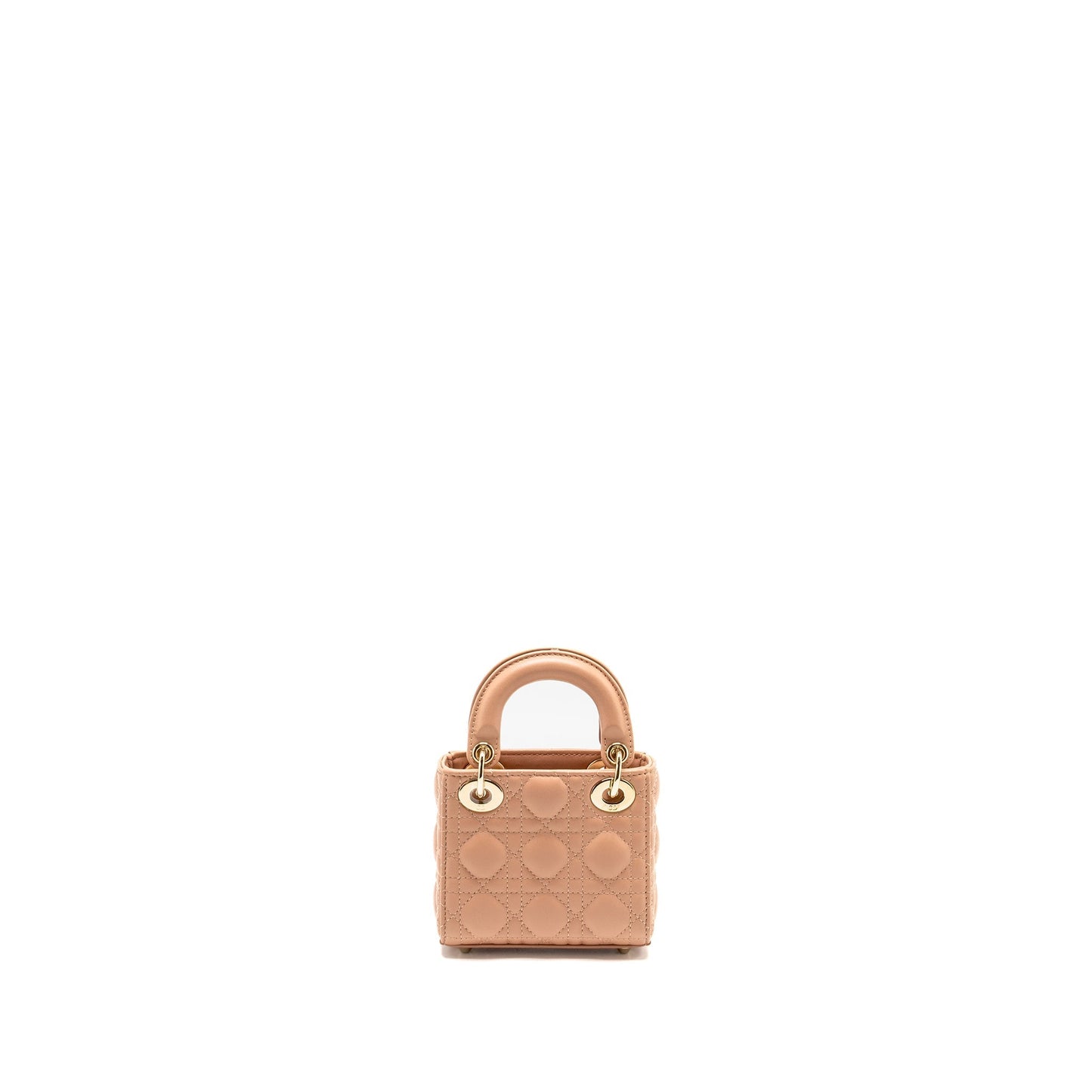 Dior Lady Micro Purse Cannage Lambskin Rose Des Travel Bag