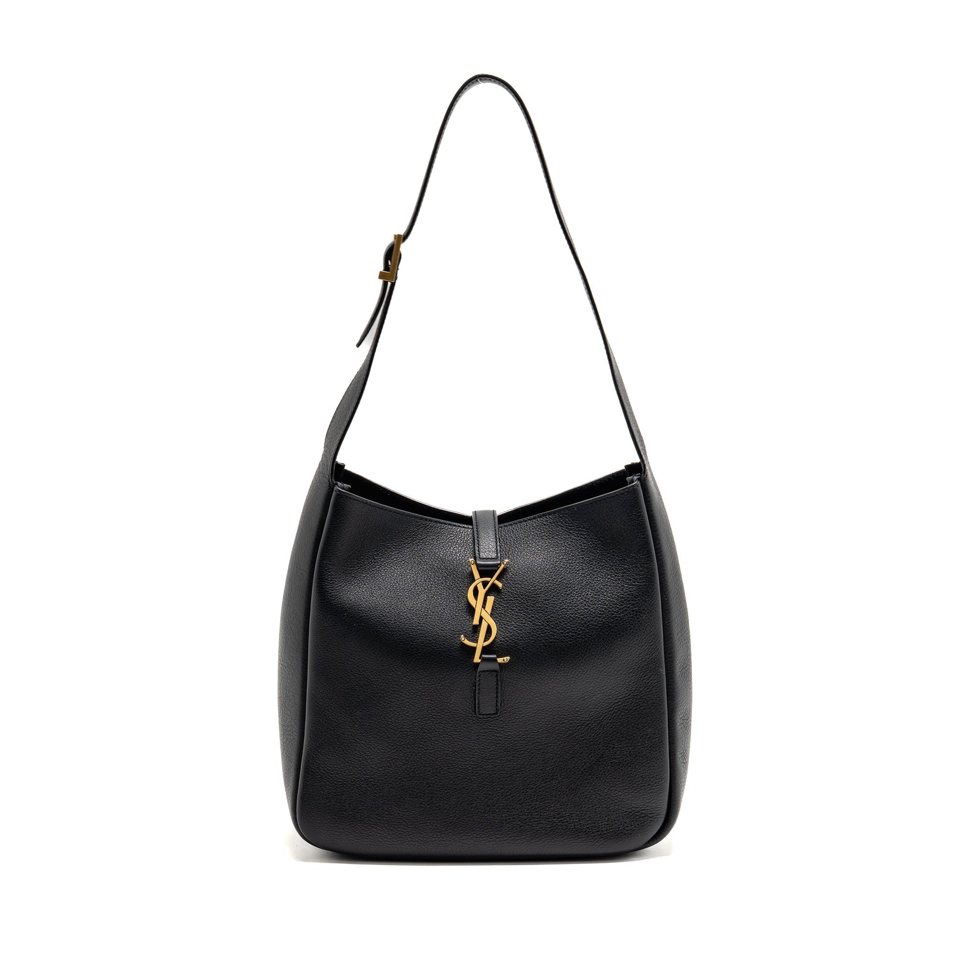 YSL Saint Laurent Saint Laurent Le Soft Purse Calfskin Travel Black Small Travel Bag
