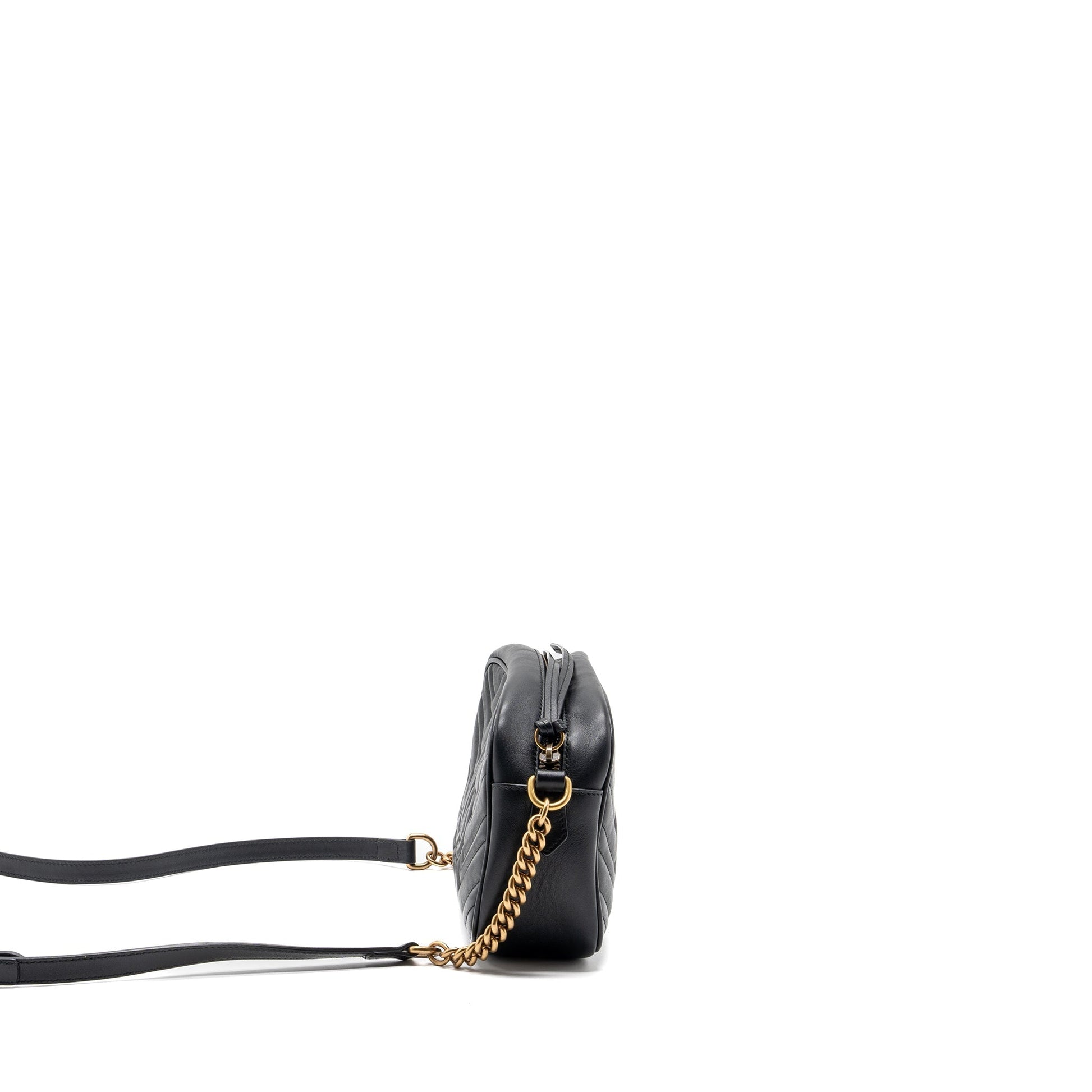 Gucci Marmont Camera Shoulder Bag Leather Matelasse