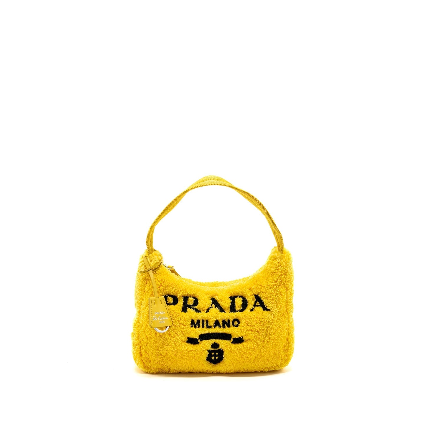 Prada Re Edition Terry Purse Yellow Handbag Mini Travel Bag