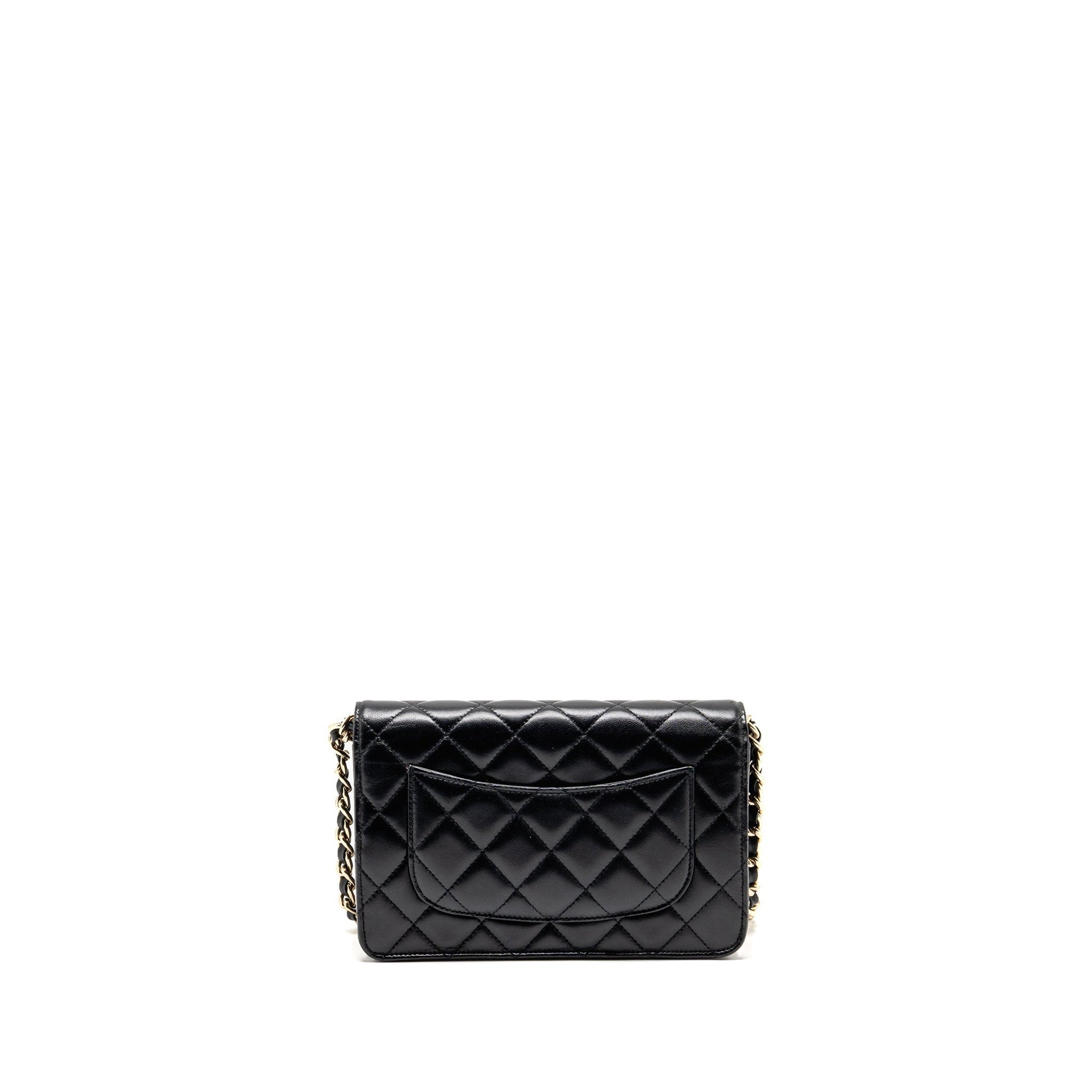 Chanel Coco Charm on Lambskin LGHW Black Key Chain Lghw 1