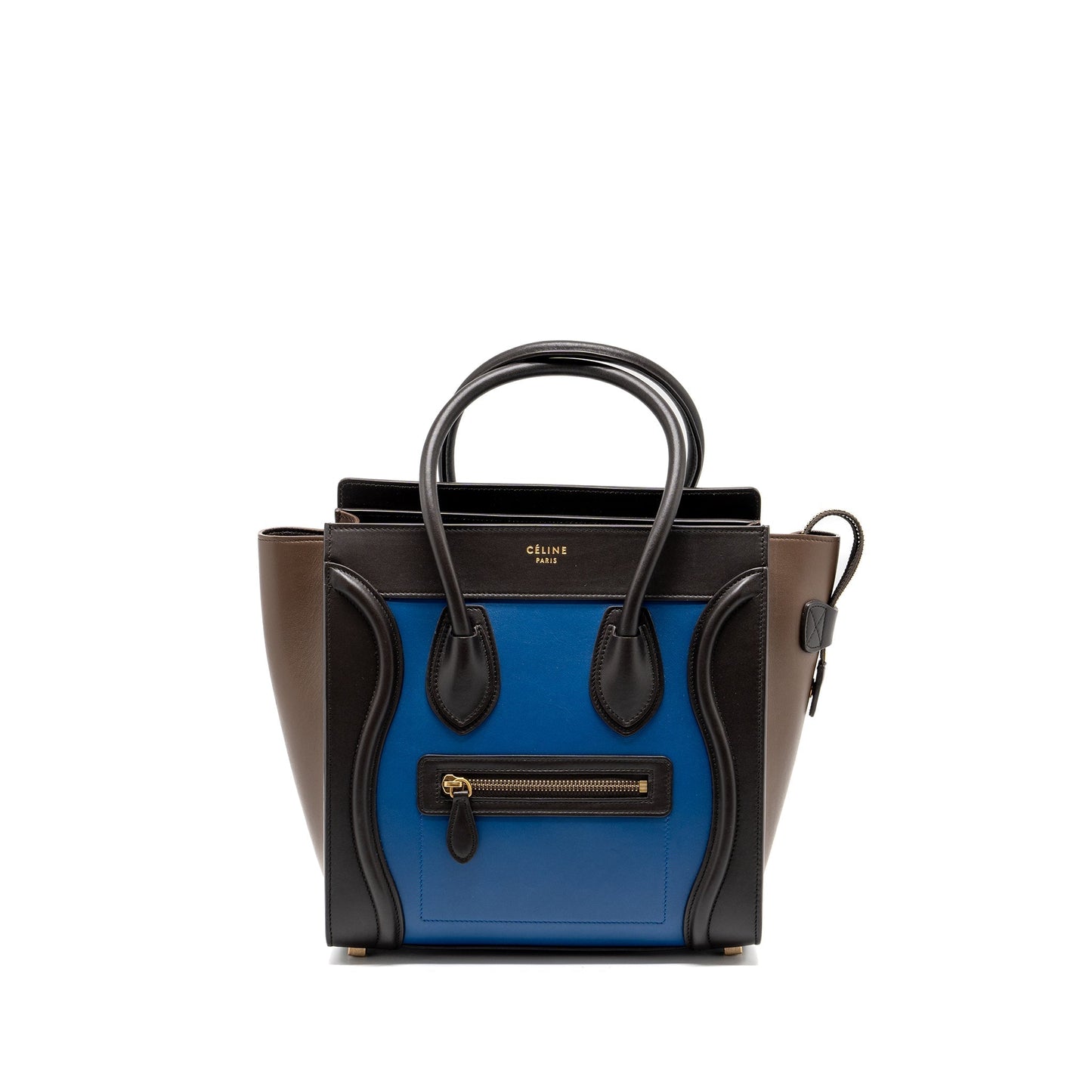 Celine Micro Luggage Purse Calfskin Multicolour Handbag Travel Bag