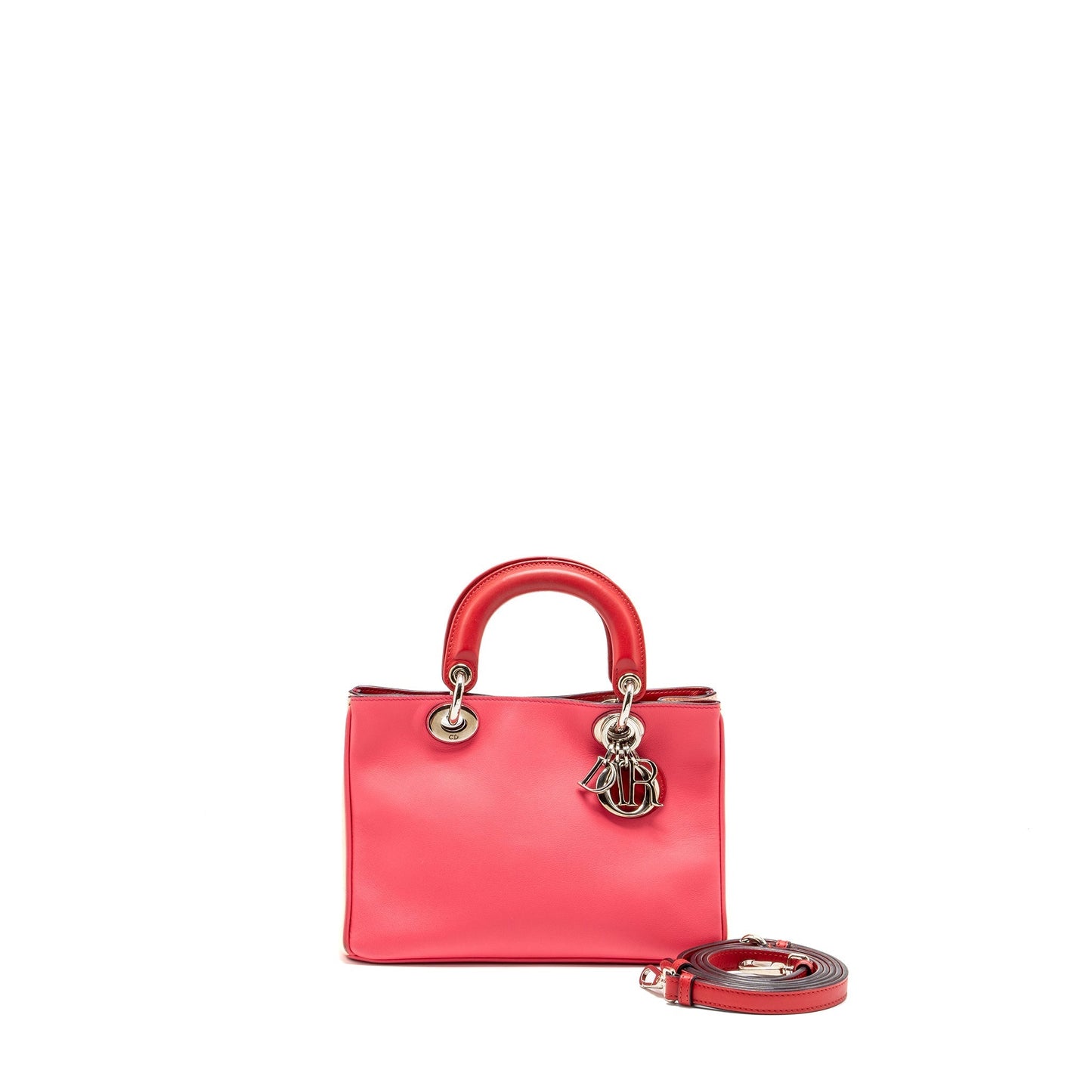 Dior issimo Tote Purse Calfskin Dark Light Handbag Pink Mini Tote Bag