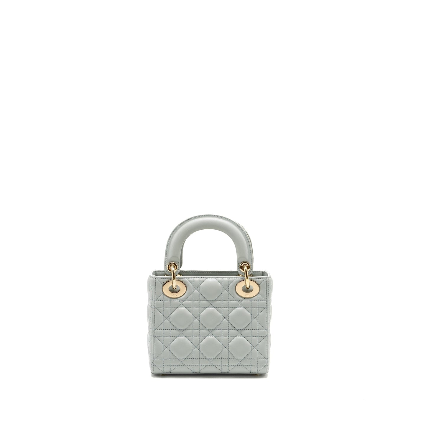 Dior Lady Lambskin Light Handbag Blue Mini Travel Bag