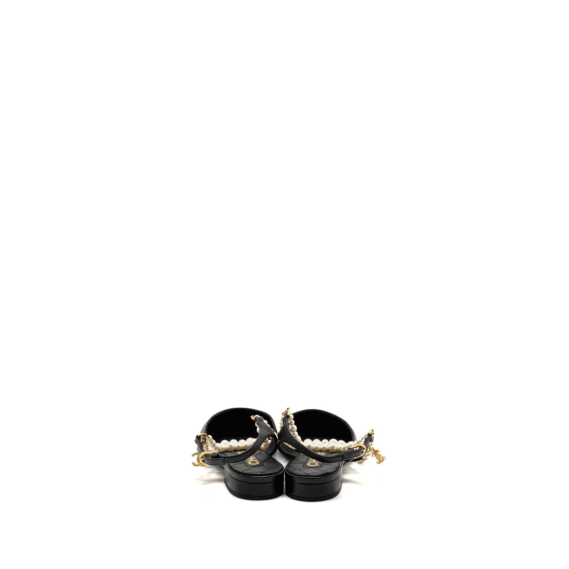 Chanel 22A mbskin LGHW Black Shoes