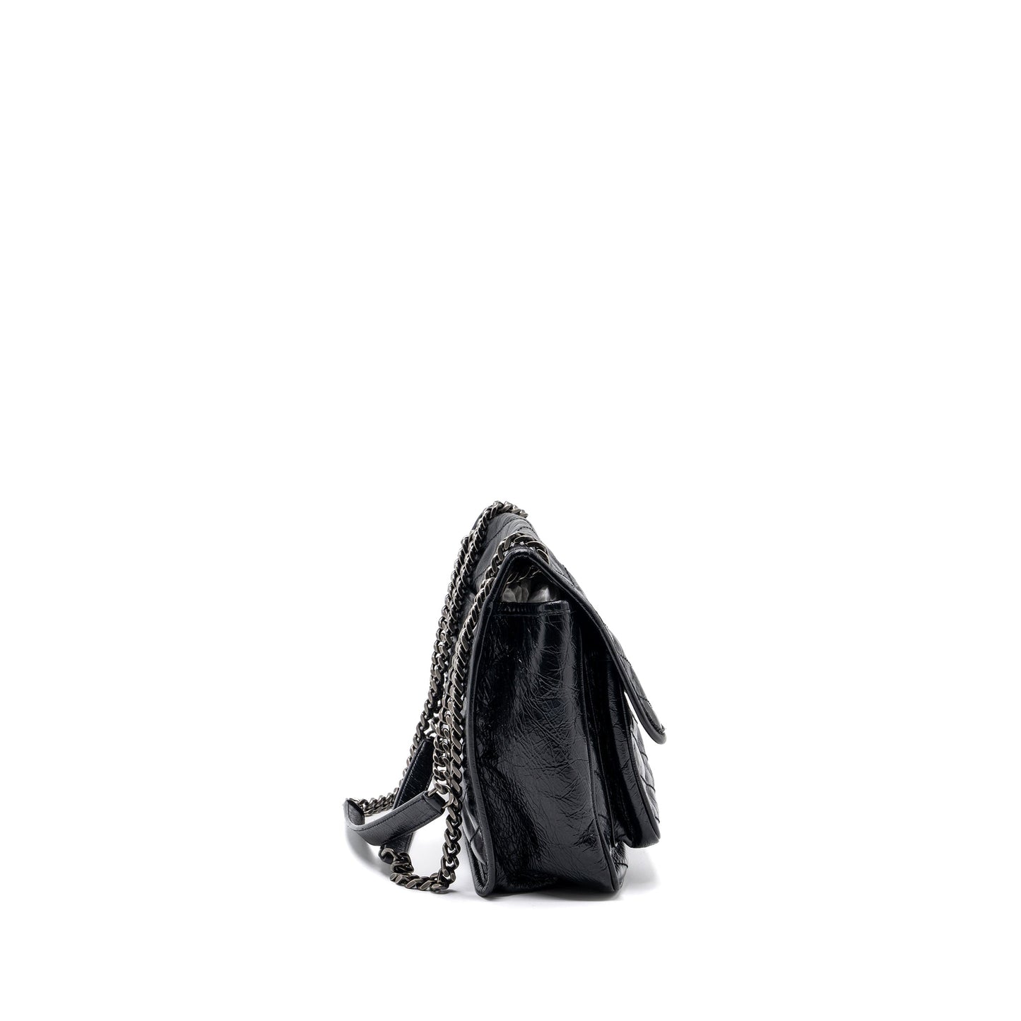YSL Saint Laurent Saint Laurent Niki Calfskin Travel Bag Leather Black