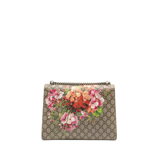 Gucci Dionysus Bag Supreme With Flower Print Multicolor Canvas Large Travel Bag