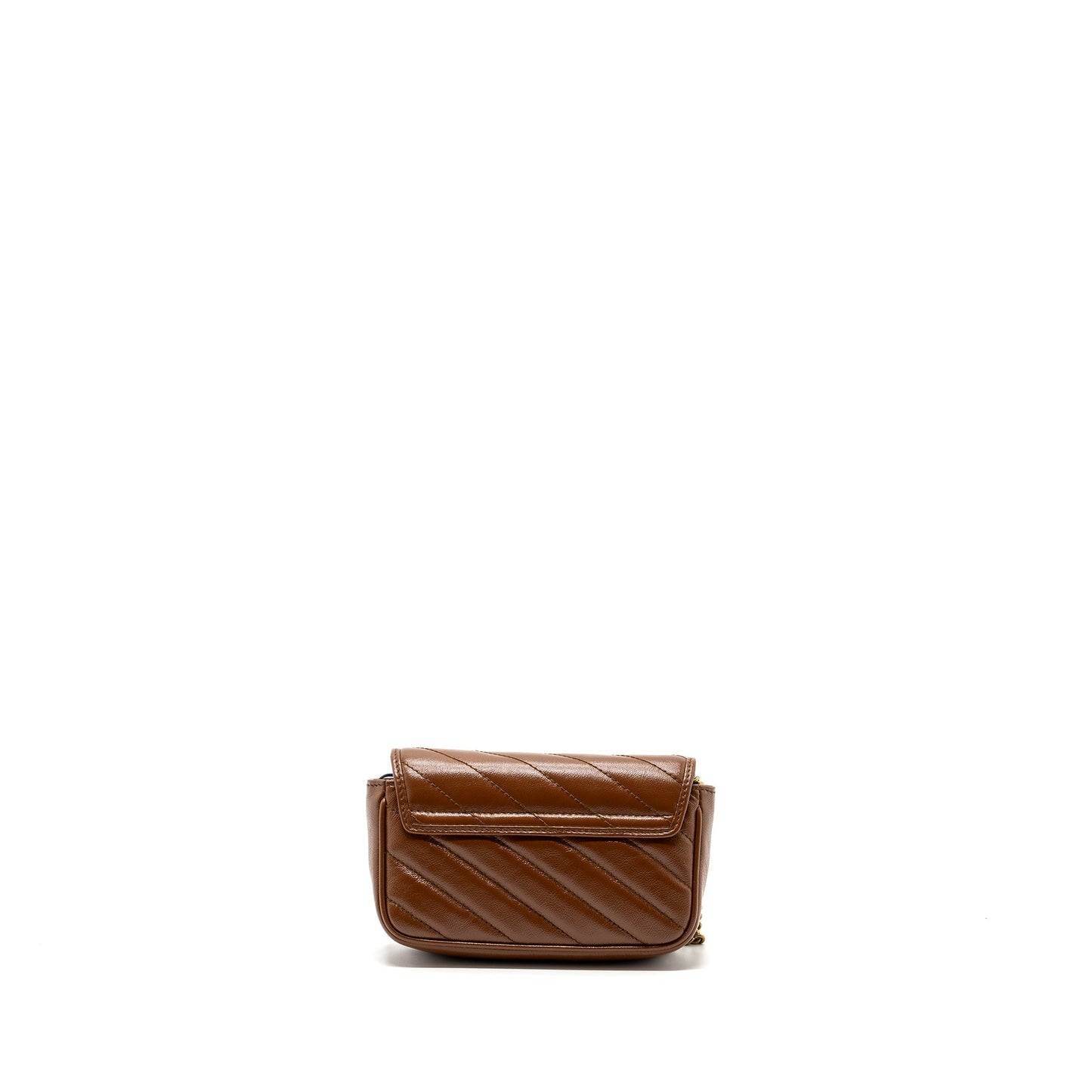 Gucci Super Marmont Calfskin Caramel Handbag Mini Travel Bag