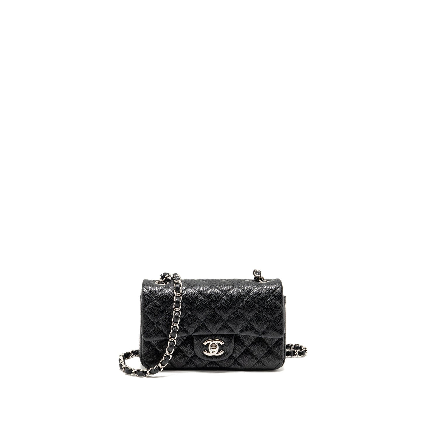 Chanel Rectangular flap caviar SHW Black Shoulder Bag Shw 2
