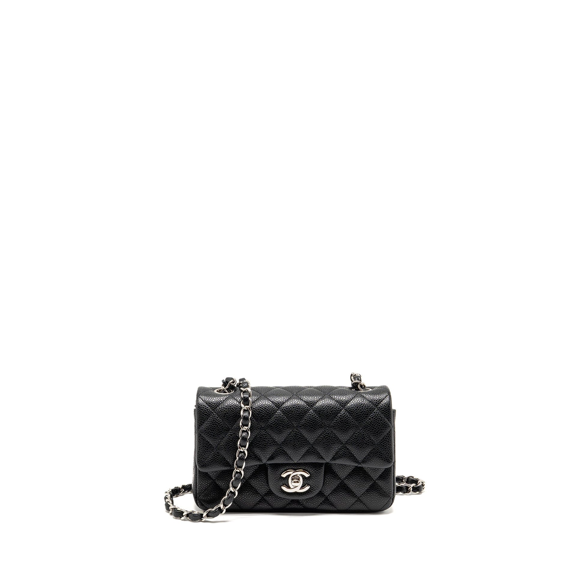 Chanel Rectangular flap caviar SHW Black Shoulder Bag Shw 2