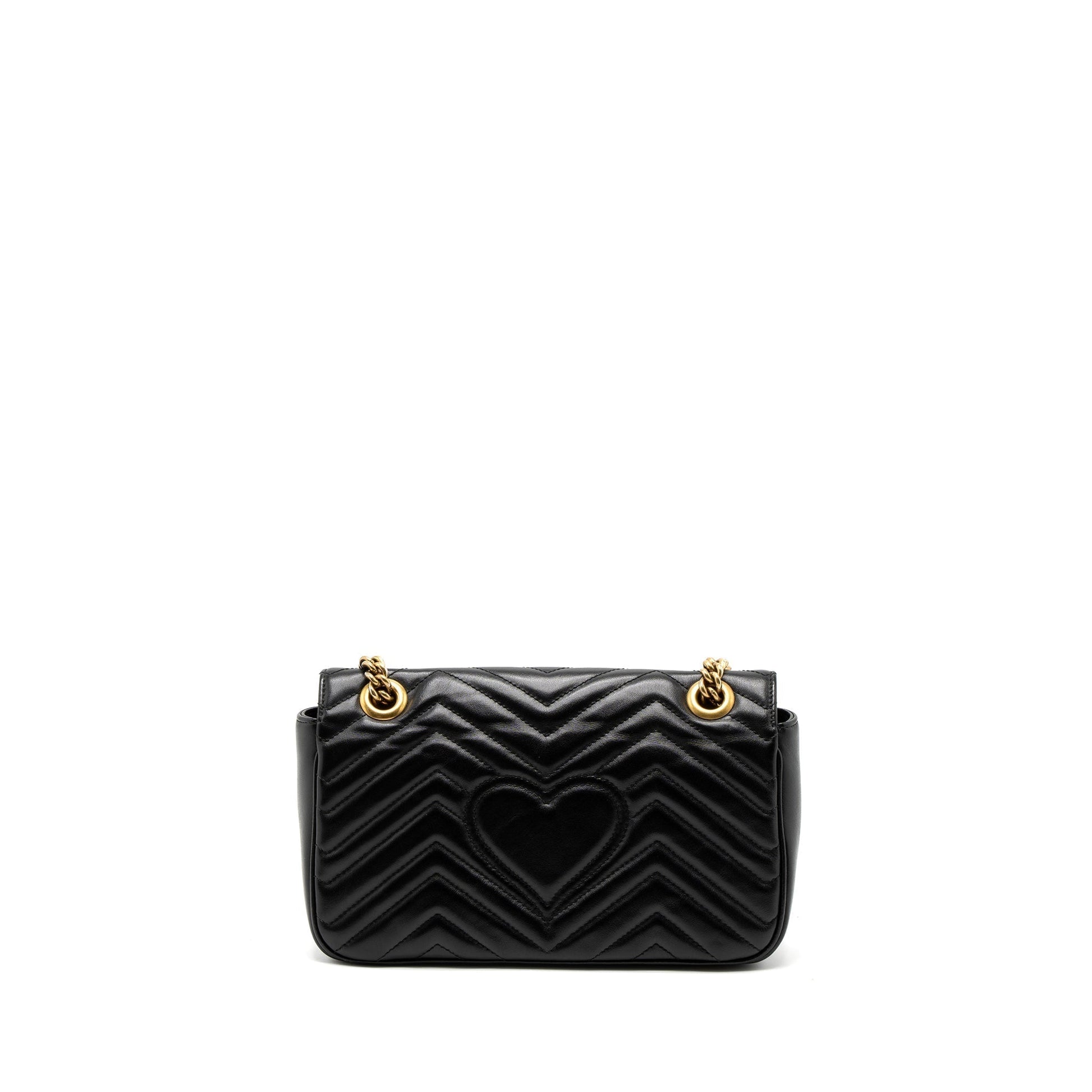 Gucci Marmont Bag Calfskin Black Small Travel Bag