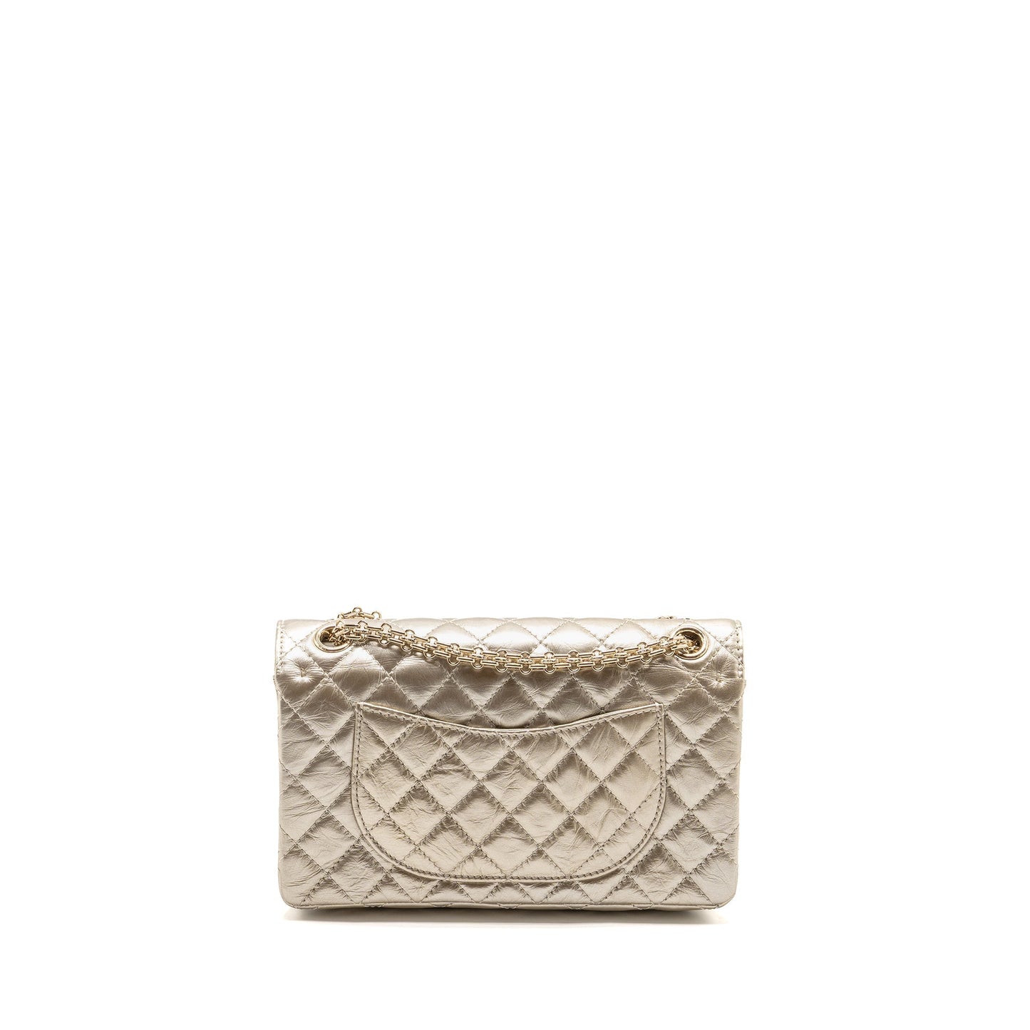Chanel 2.55 Reissue Double Flap Aged Calfskin Gold Small Shoulder Bag