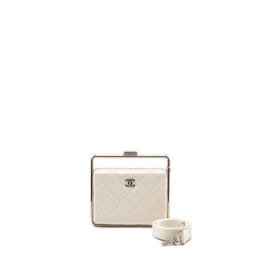 Chanel White Clutch Bag