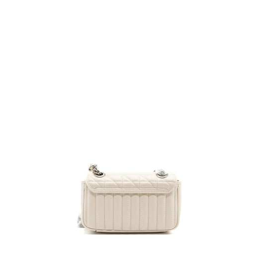 Gucci Marmont Calfskin Shw Handbag Leather Cream Travel Bag
