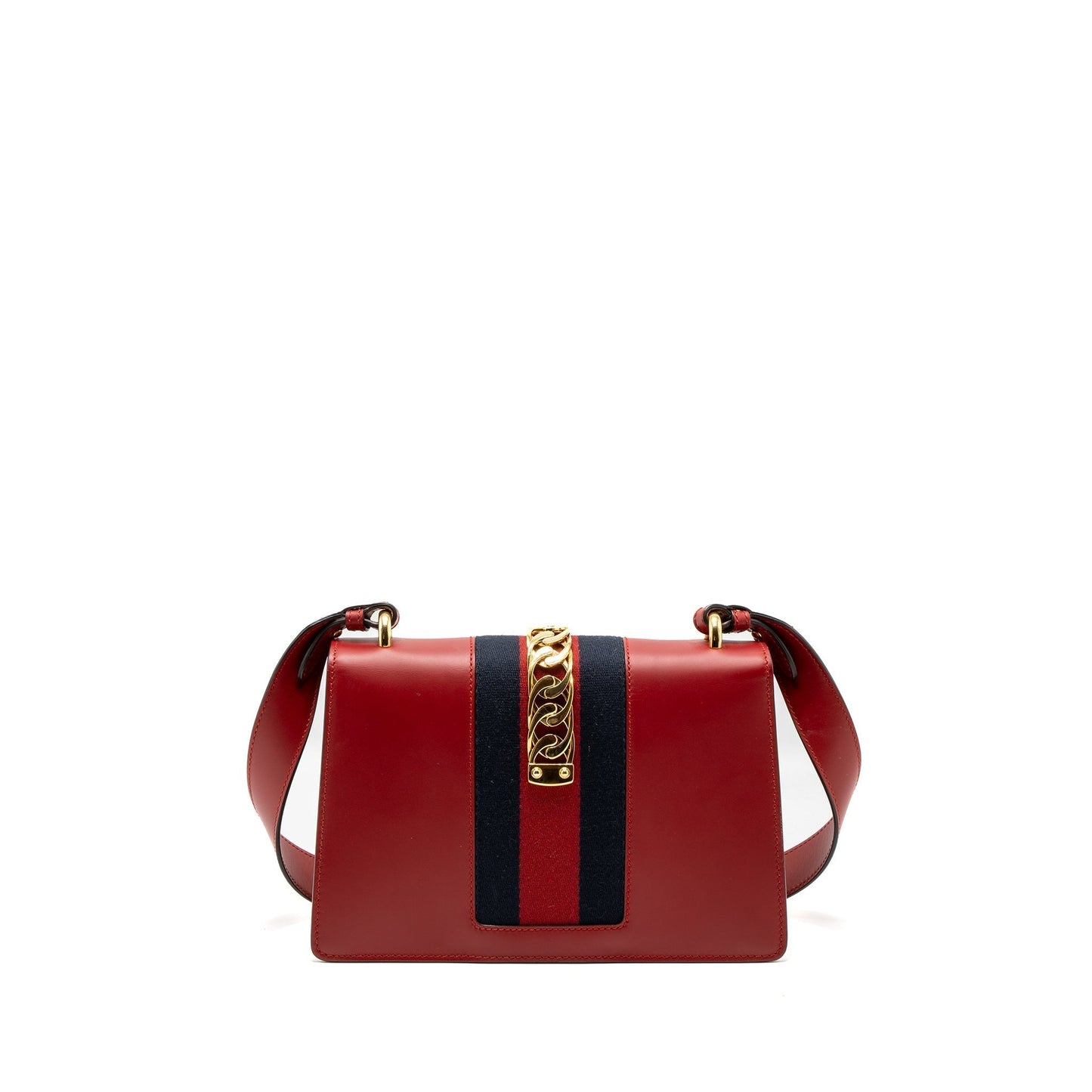 Gucci Sylvie Bag Calfskin Red Small Travel Bag