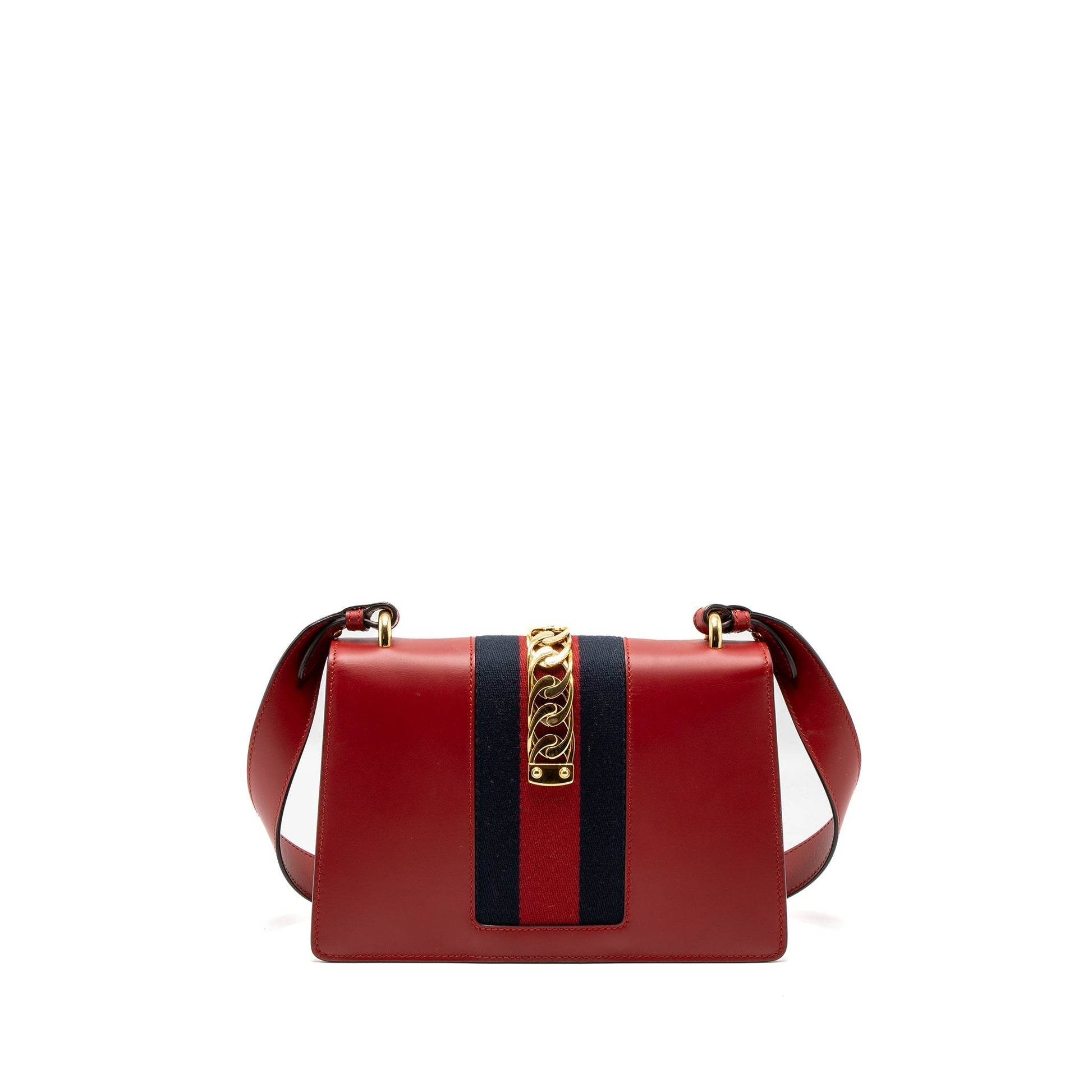 Gucci Sylvie Bag Calfskin Red Small Travel Bag
