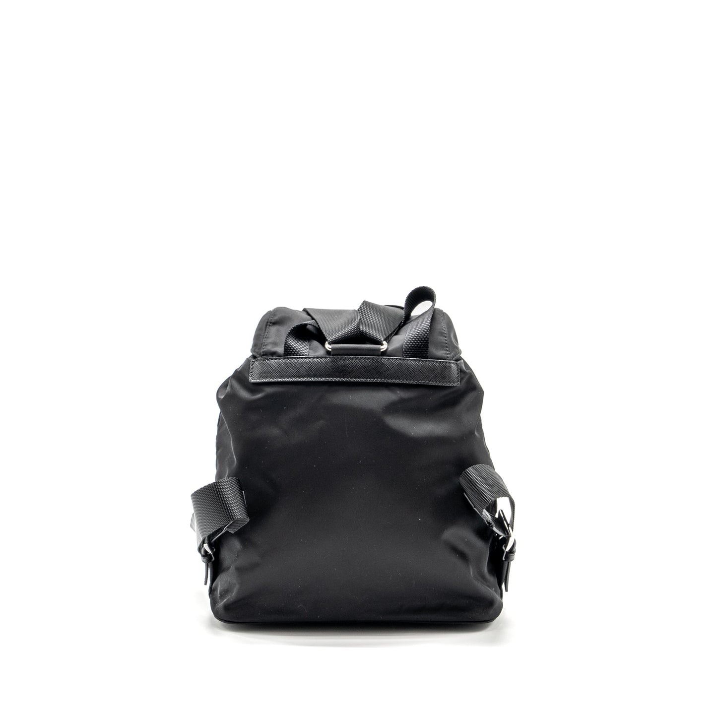 Re Backpack Handbag Nylon Black