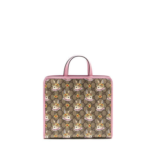 Gucci Children Yuko Higuchi Tote Bag Supreme Multicolour Leather Canvas