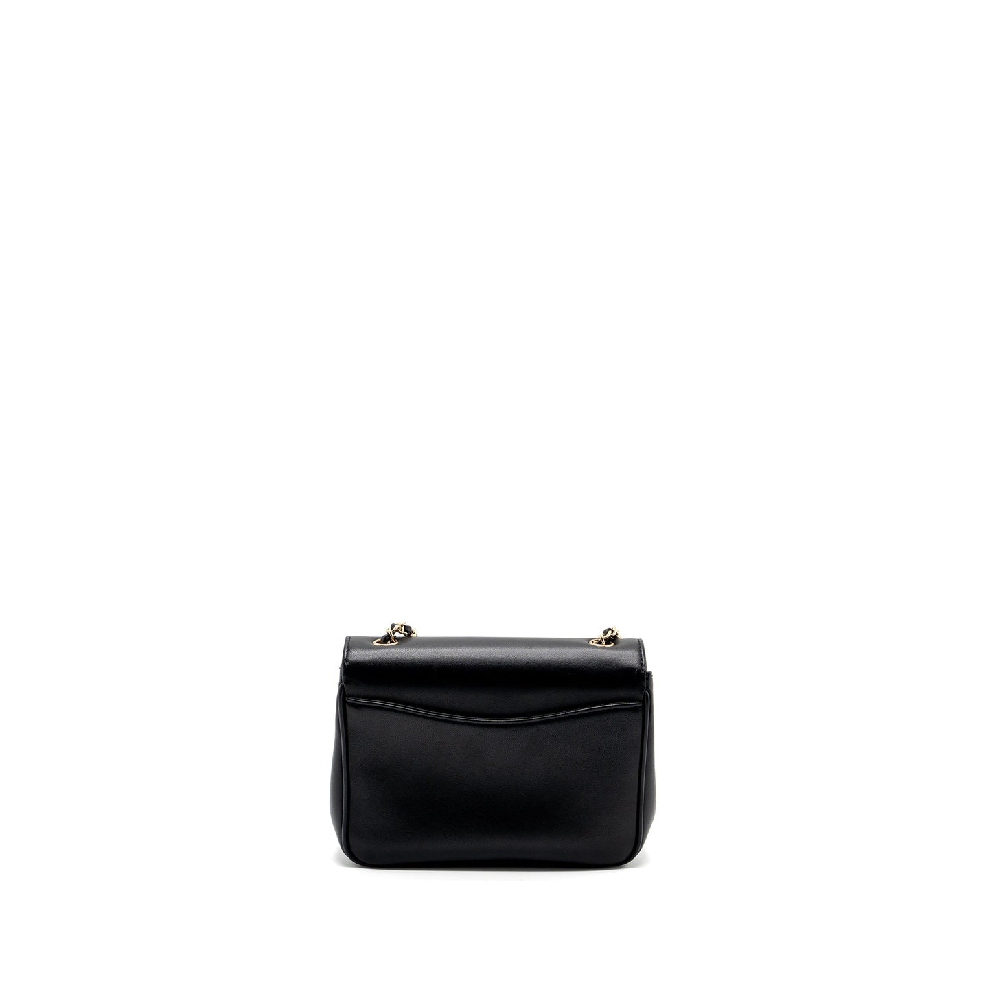 Chanel Flap Lambskin LGHW Black Small Shoulder Bag