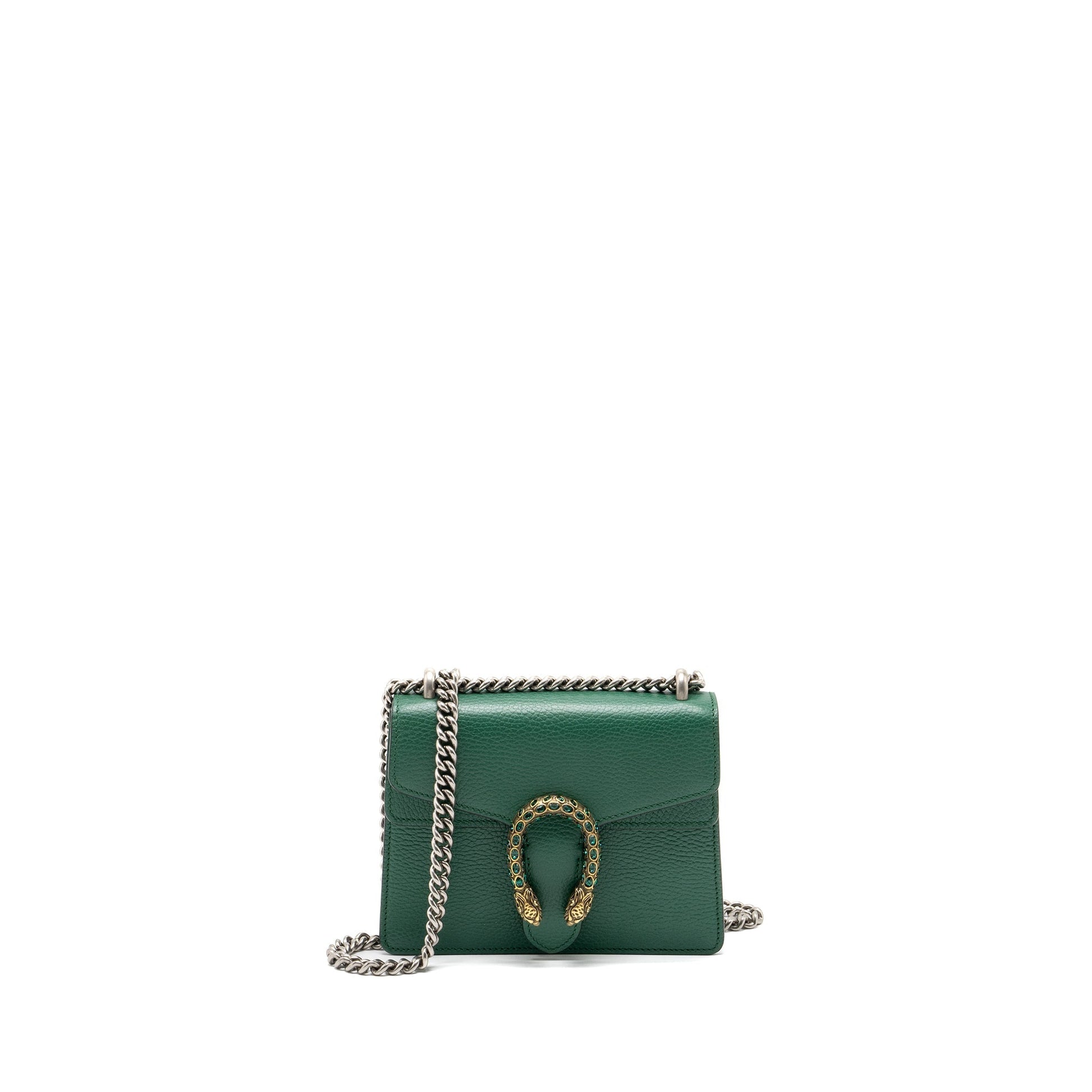 Gucci Dionysus Bag Calfskin Shw Green Mini Travel Bag