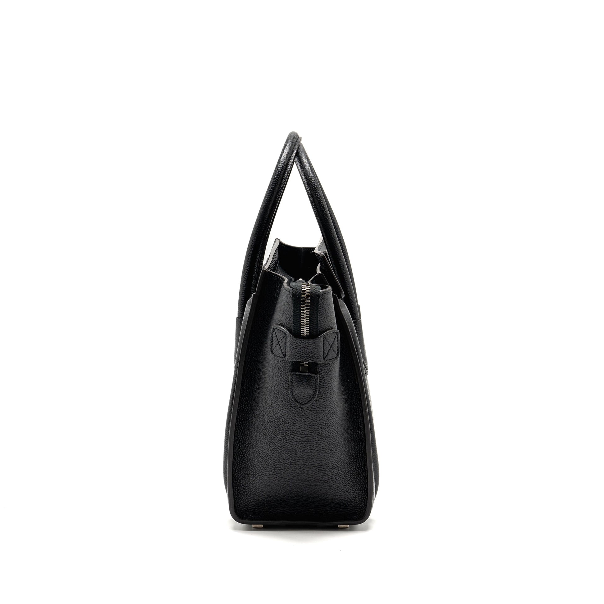 Luxury Micro Luggage Bag Calfskin Shw Black Travel Bag
