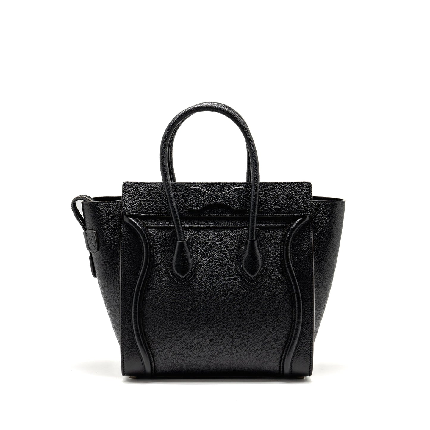 Luxury Micro Luggage Bag Calfskin Shw Black Travel Bag