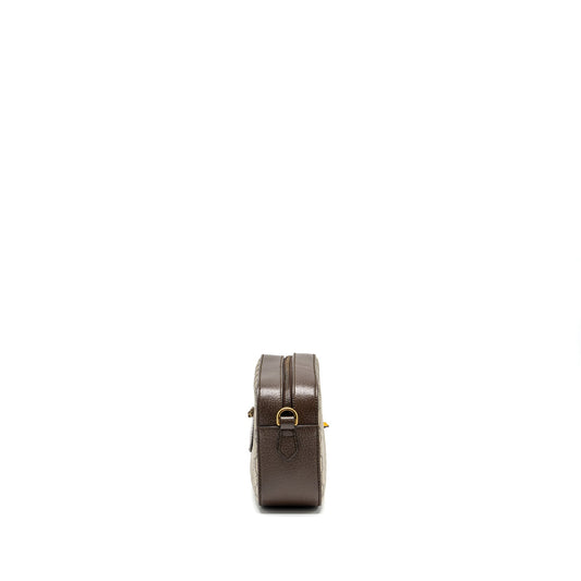 Gucci Camera Bag Supreme Multicolour Leather Canvas Travel Bag
