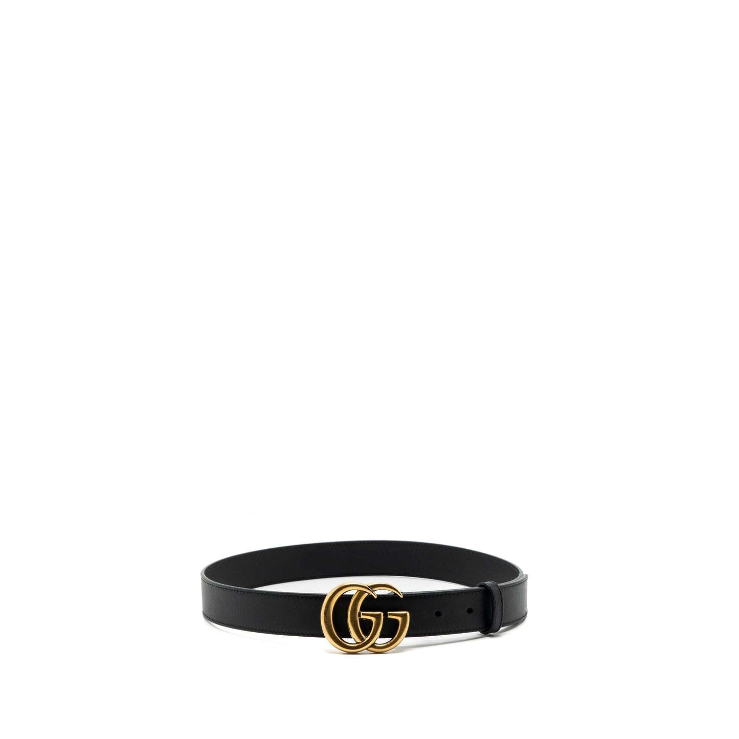 Gucci Size Marmont Belt Handbag Leather Black Accessory Black Ghw