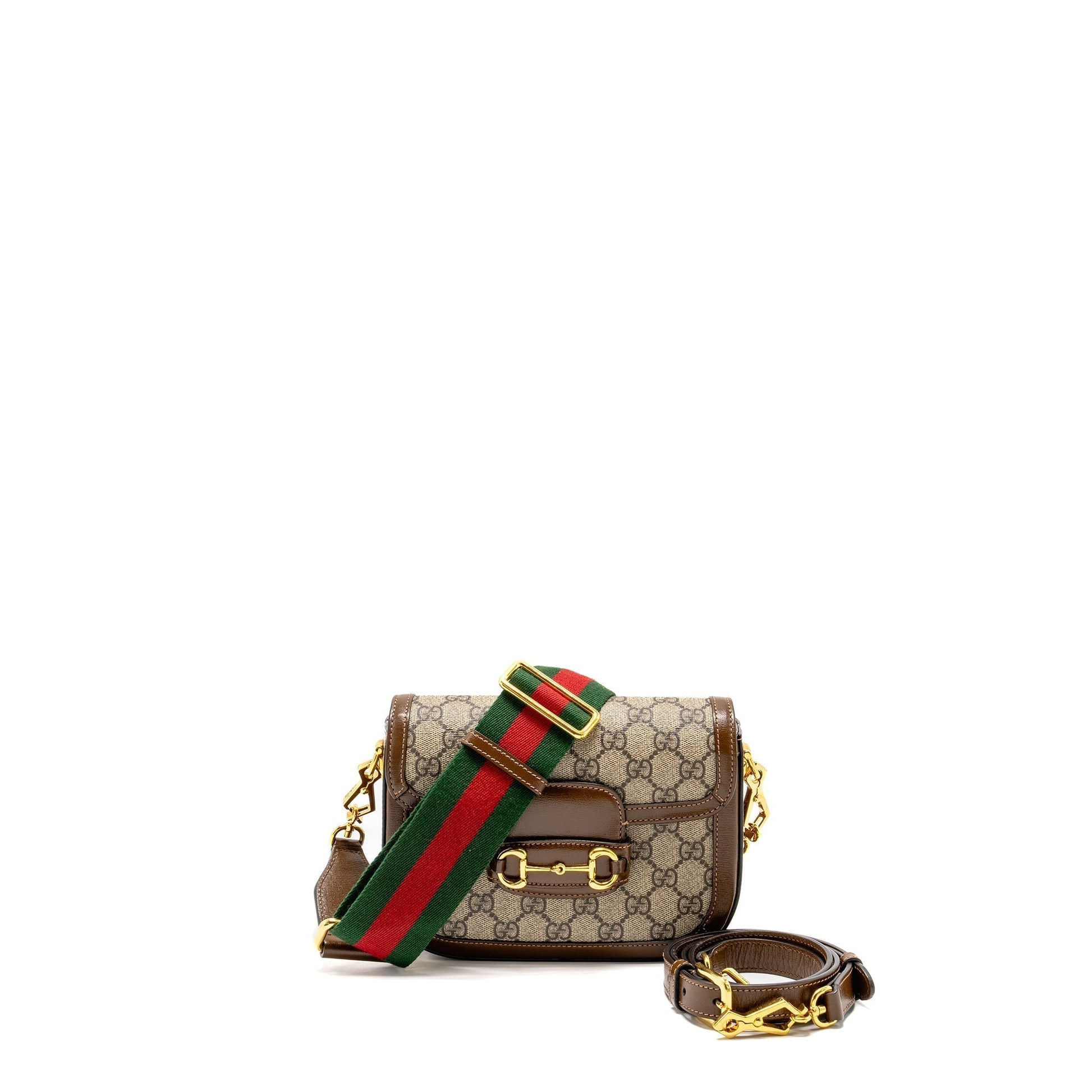 Gucci Horsebit Bag Supreme Canvas Mini Travel Bag Ghw 1